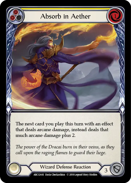 Absorb in Aether — Arcane Rising — Rainbow Foil