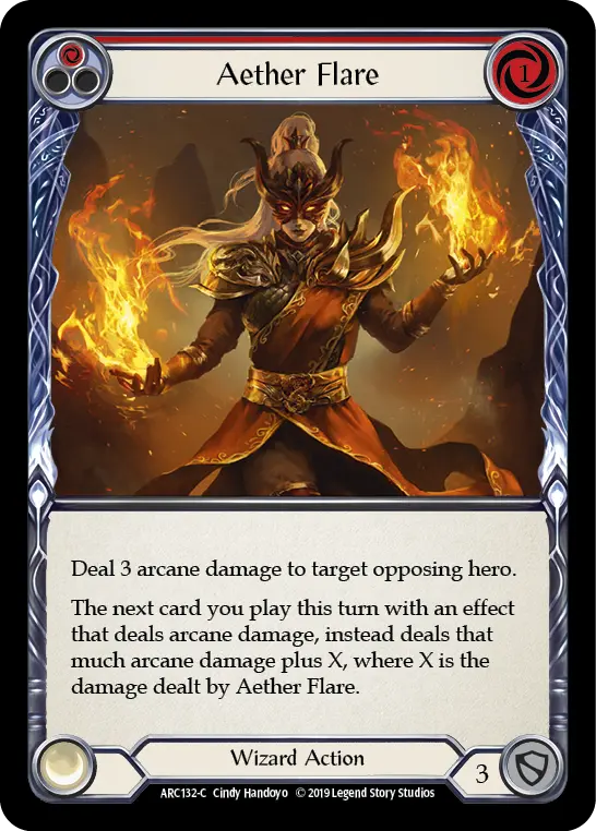Aether Flare — Arcane Rising — Rainbow Foil