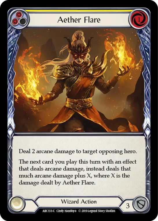 Aether Flare — Arcane Rising — Rainbow Foil