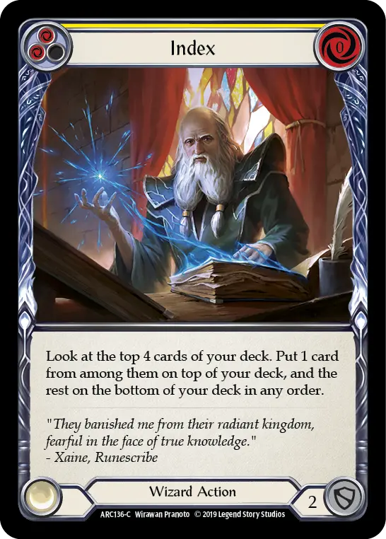 Index — Arcane Rising — Rainbow Foil
