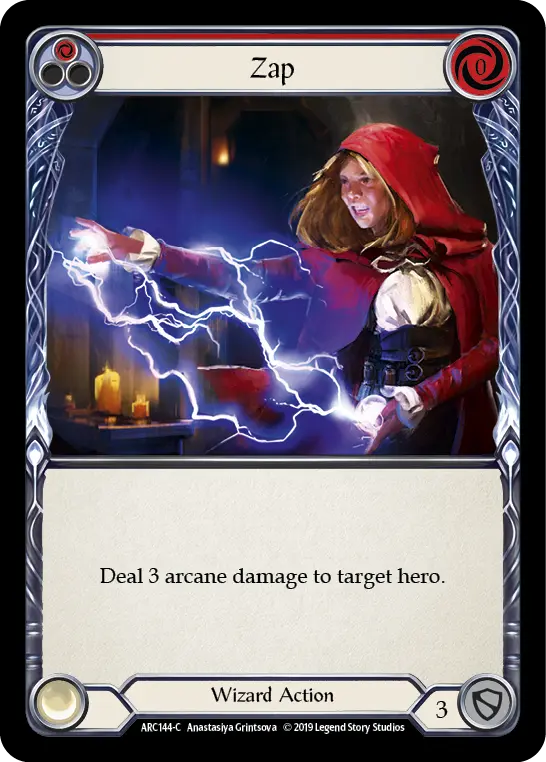Zap — Arcane Rising — Rainbow Foil