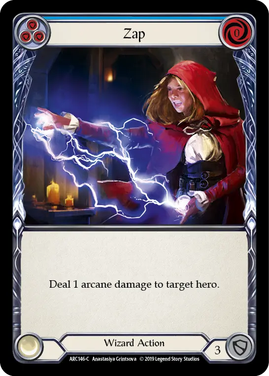 Zap — Arcane Rising — Rainbow Foil