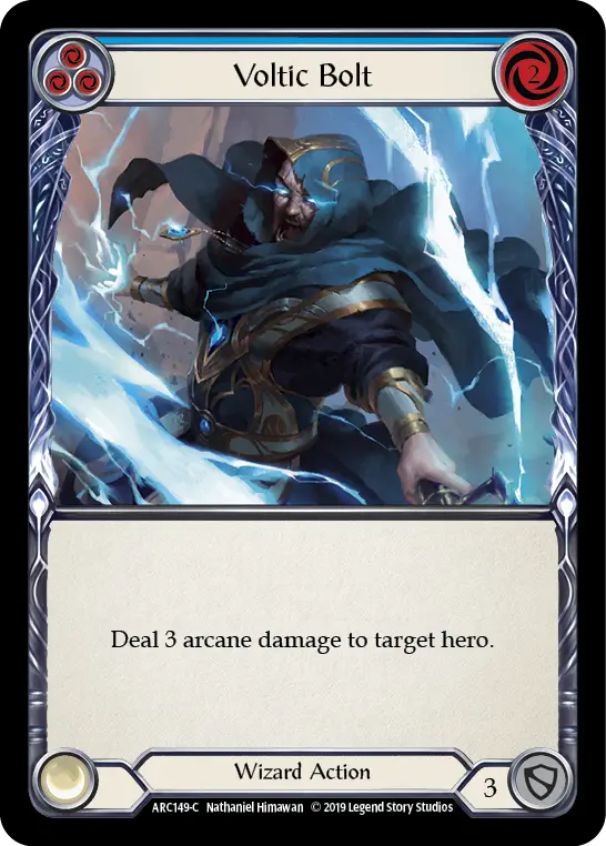 Voltic Bolt — Arcane Rising — Rainbow Foil