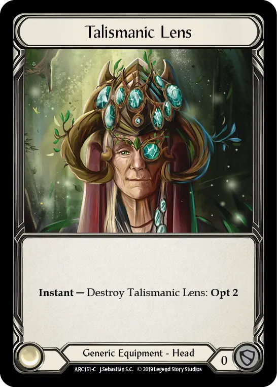 Talismanic Lens — Arcane Rising — Cold Foil