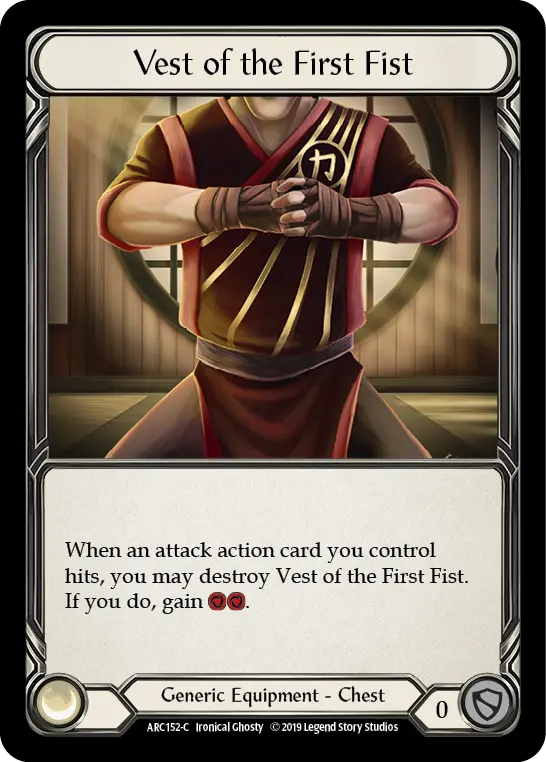 Vest of the First Fist — Arcane Rising — Cold Foil