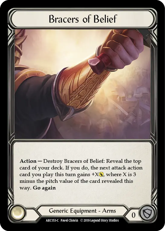 Bracers of Belief — Arcane Rising — Cold Foil