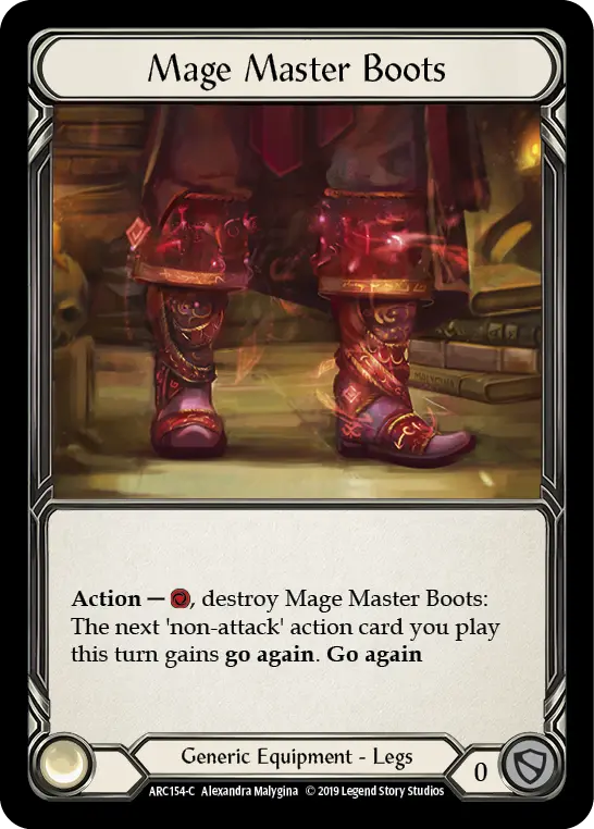 Mage Master Boots — Arcane Rising — Cold Foil