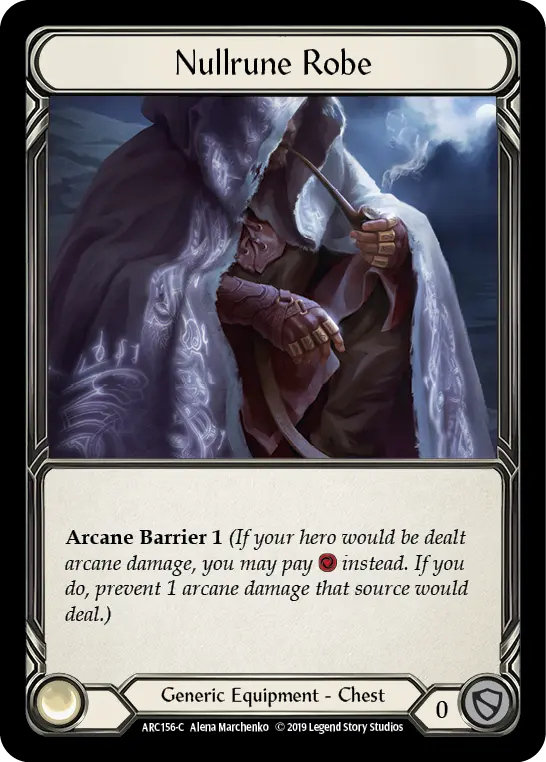 Nullrune Robe — Arcane Rising — Cold Foil