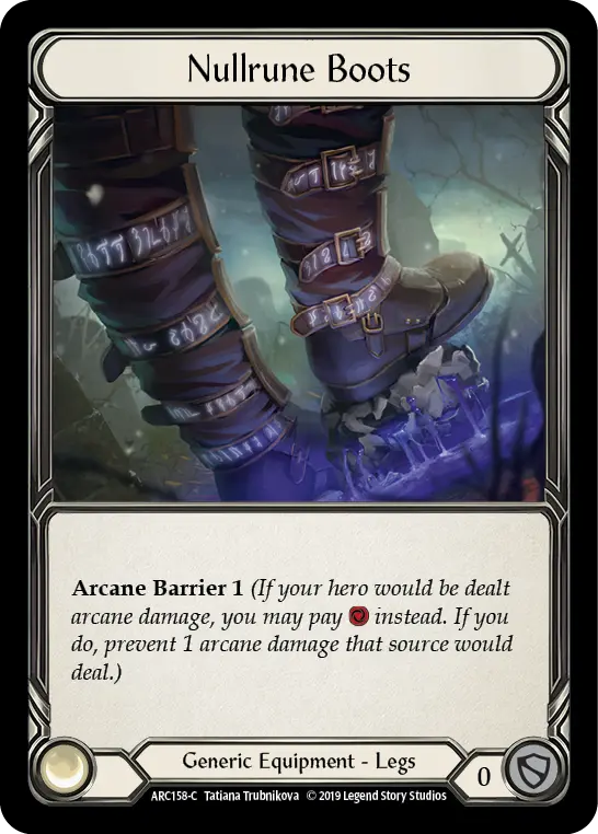 Nullrune Boots — Arcane Rising — Cold Foil