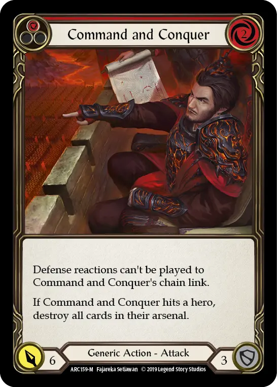 Command and Conquer — Arcane Rising — Rainbow Foil