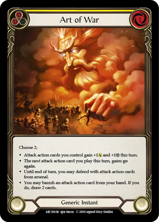 Art of War — Arcane Rising — Rainbow Foil