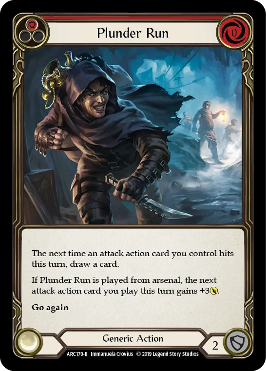 Plunder Run — Arcane Rising — Rainbow Foil