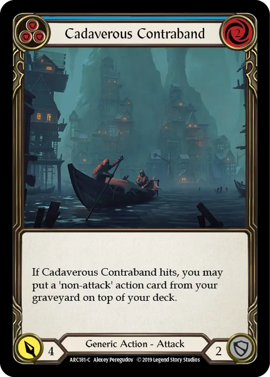 Cadaverous Contraband — Arcane Rising — Rainbow Foil
