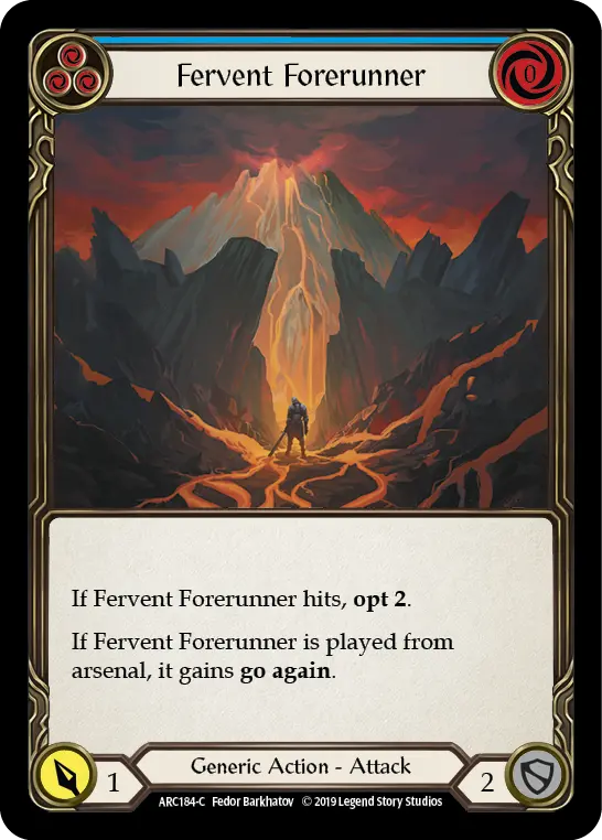 Fervent Forerunner — Arcane Rising — Rainbow Foil