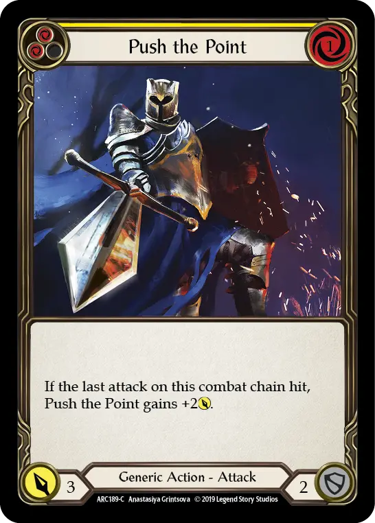 Push the Point — Arcane Rising — Rainbow Foil