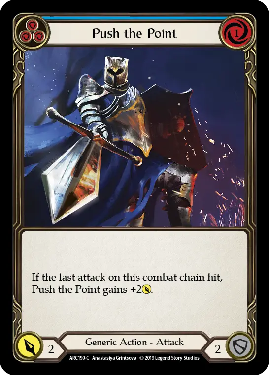 Push the Point — Arcane Rising — Rainbow Foil