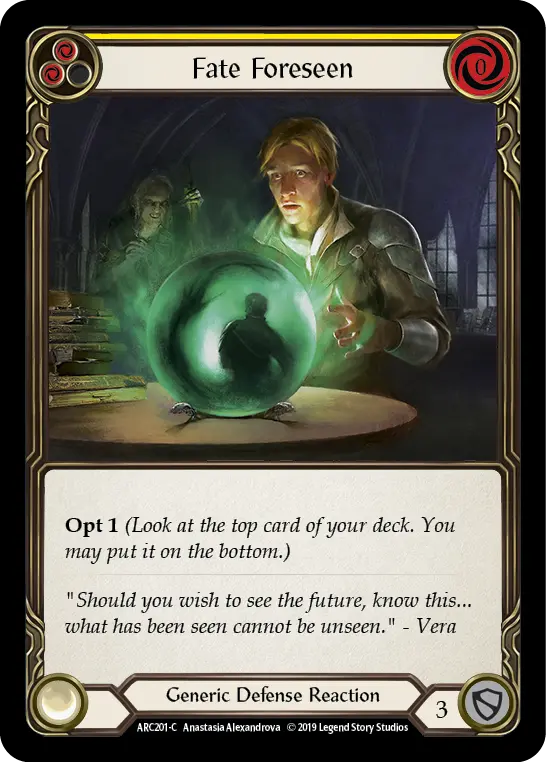 Fate Foreseen — Arcane Rising — Rainbow Foil