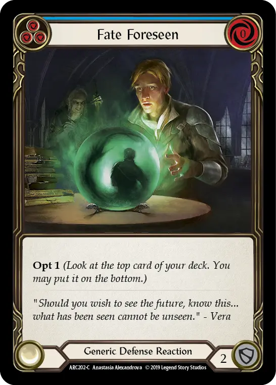 Fate Foreseen — Arcane Rising — Rainbow Foil