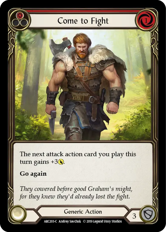 Come to Fight — Arcane Rising — Rainbow Foil