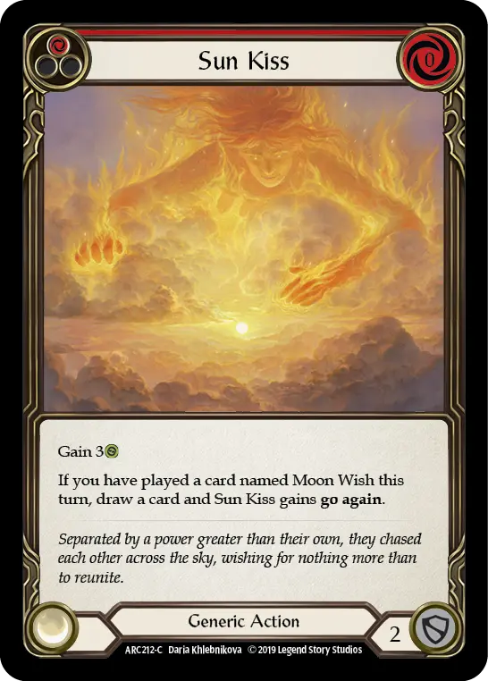 Sun Kiss — Arcane Rising — Rainbow Foil