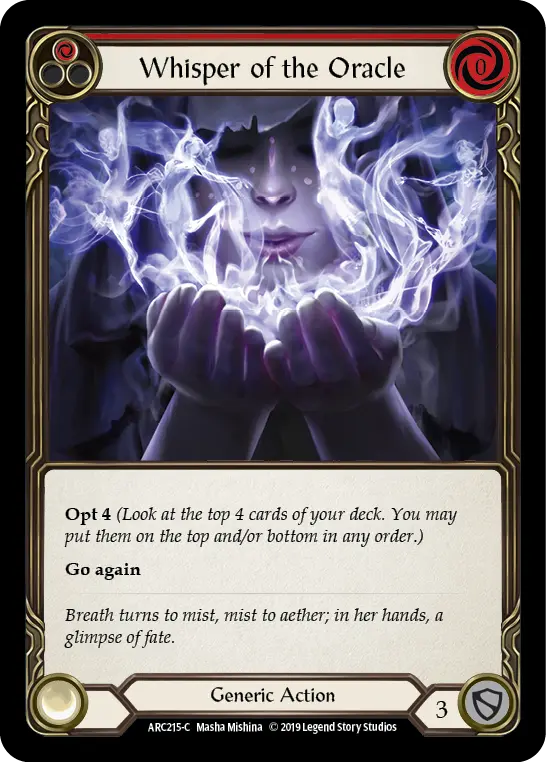 Whisper of the Oracle — Arcane Rising — Rainbow Foil
