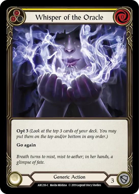 Whisper of the Oracle — Arcane Rising — Rainbow Foil