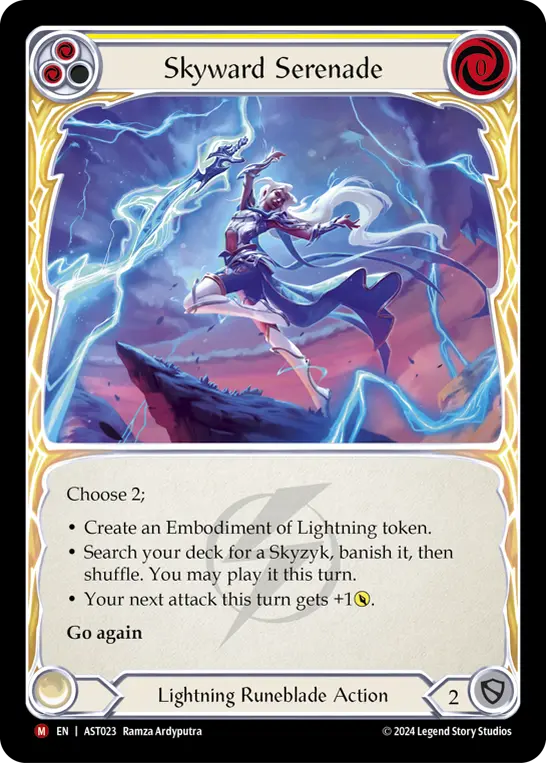 Skyward Serenade — Rainbow Foil