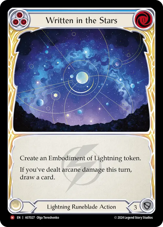 Written in the Stars — Rainbow Foil