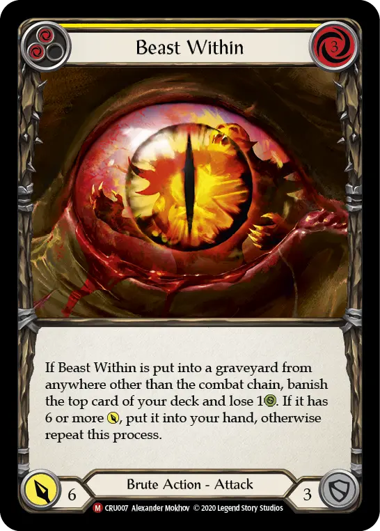 Beast Within — Crucible of War — Rainbow Foil