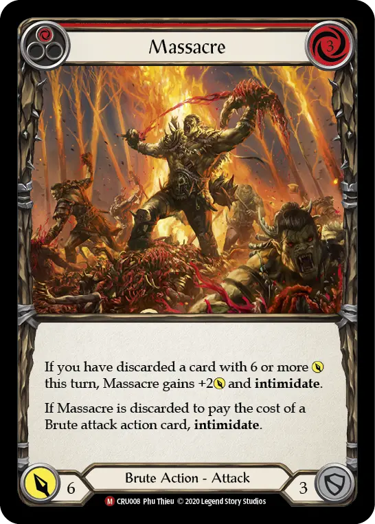 Massacre — Crucible of War — Rainbow Foil