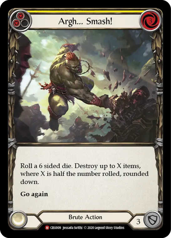 Argh... Smash! — Crucible of War — Rainbow Foil