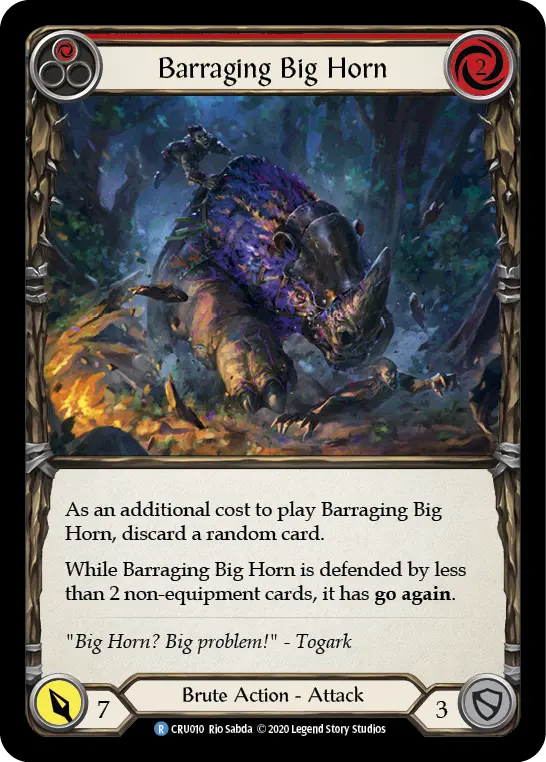 Barraging Big Horn — Crucible of War — Rainbow Foil