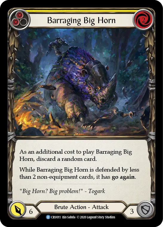 Barraging Big Horn — Crucible of War — Rainbow Foil
