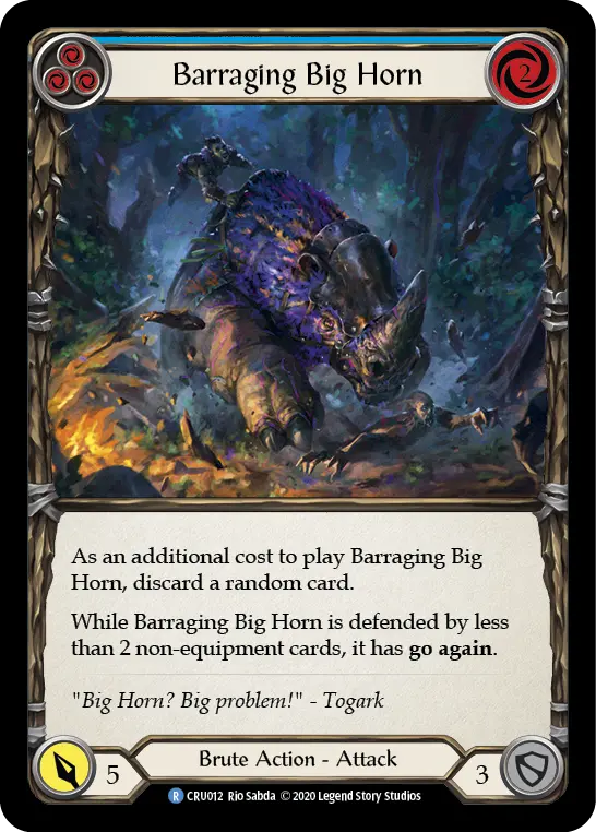 Barraging Big Horn — Crucible of War — Rainbow Foil