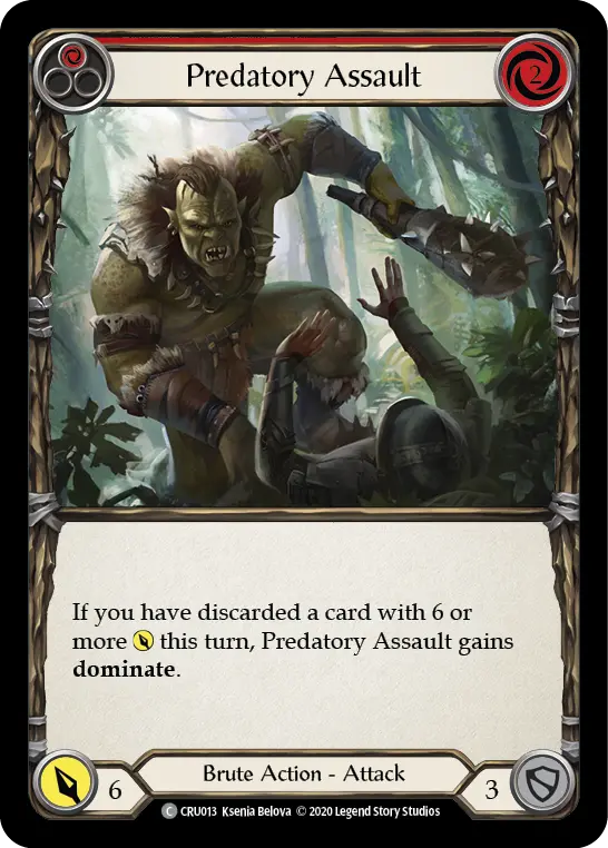 Predatory Assault — Crucible of War — Rainbow Foil