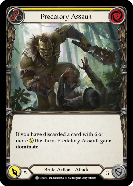 Predatory Assault — Crucible of War — Rainbow Foil