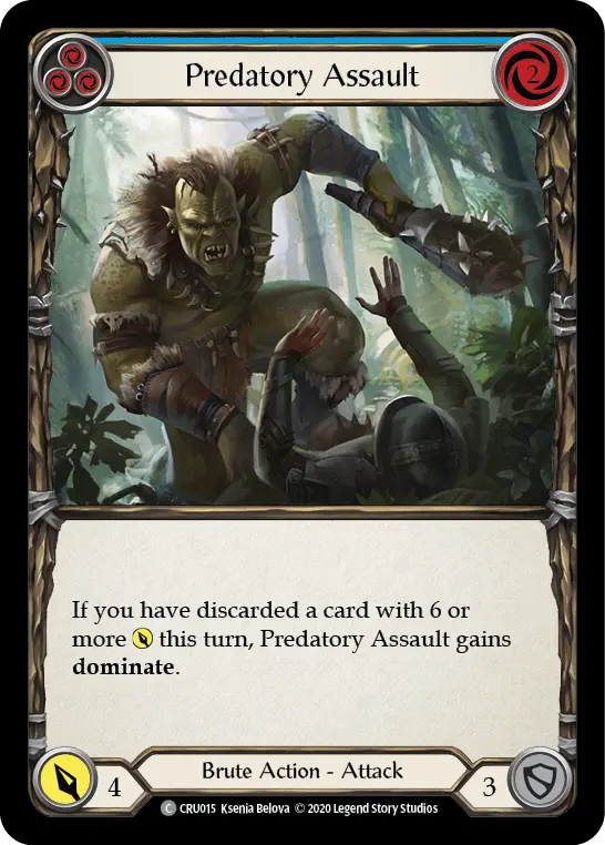 Predatory Assault — Crucible of War — Rainbow Foil