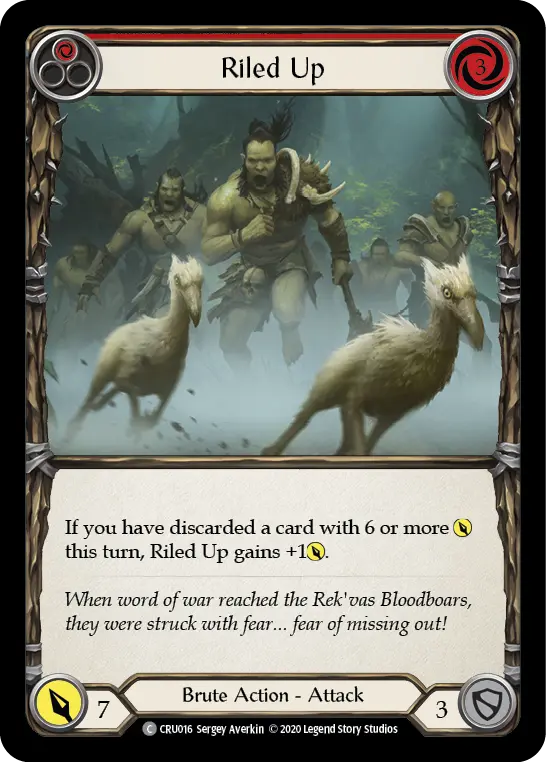 Riled Up — Crucible of War — Rainbow Foil