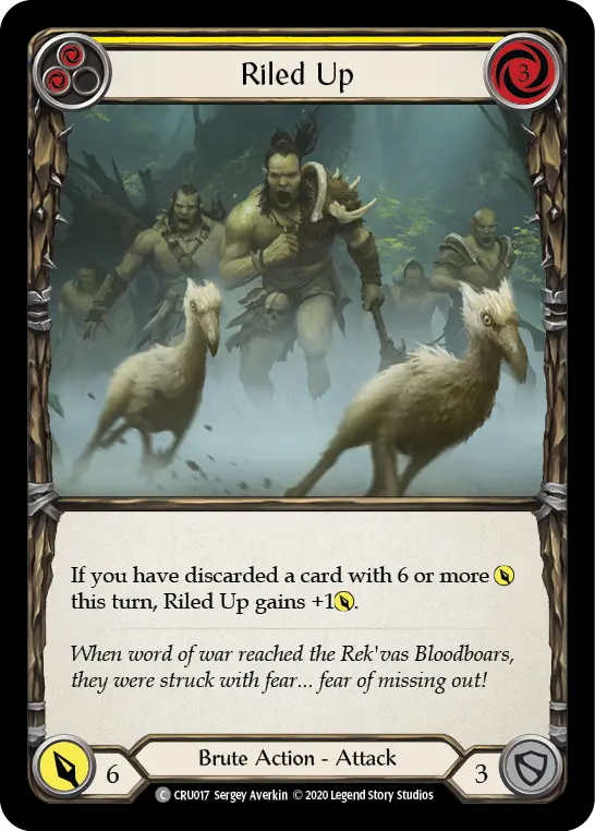 Riled Up — Crucible of War — Rainbow Foil