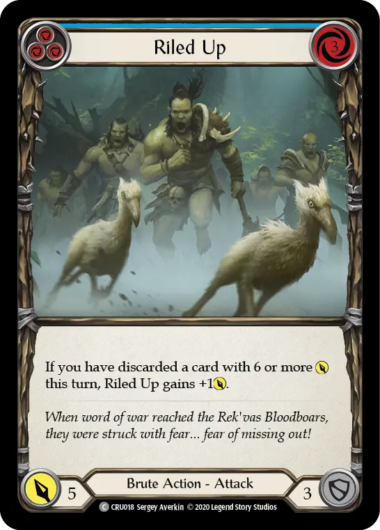 Riled Up — Crucible of War — Rainbow Foil