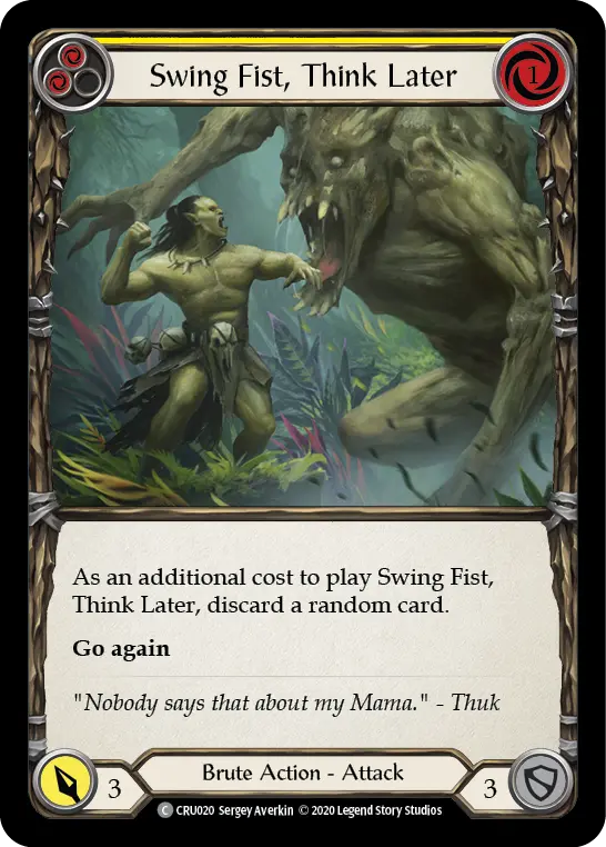 Swing Fist, Think Later — Crucible of War — Rainbow Foil