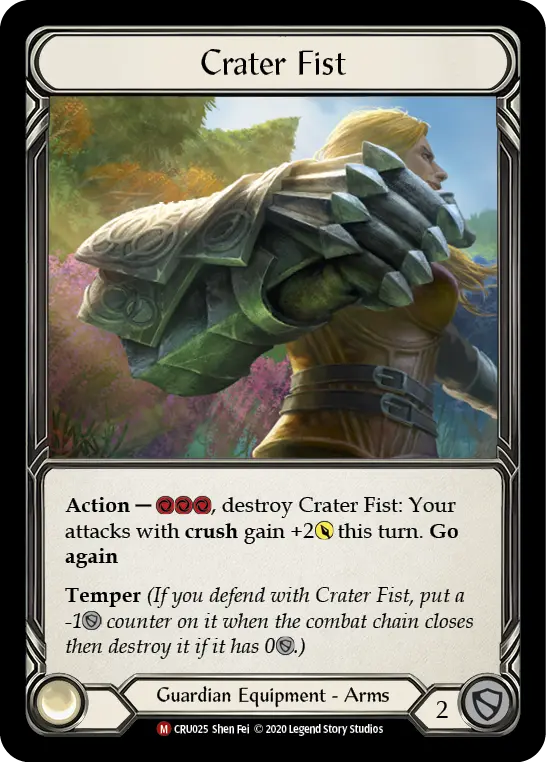 Crater Fist — Crucible of War — Cold Foil