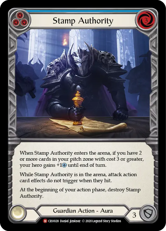 Stamp Authority — Crucible of War — Rainbow Foil