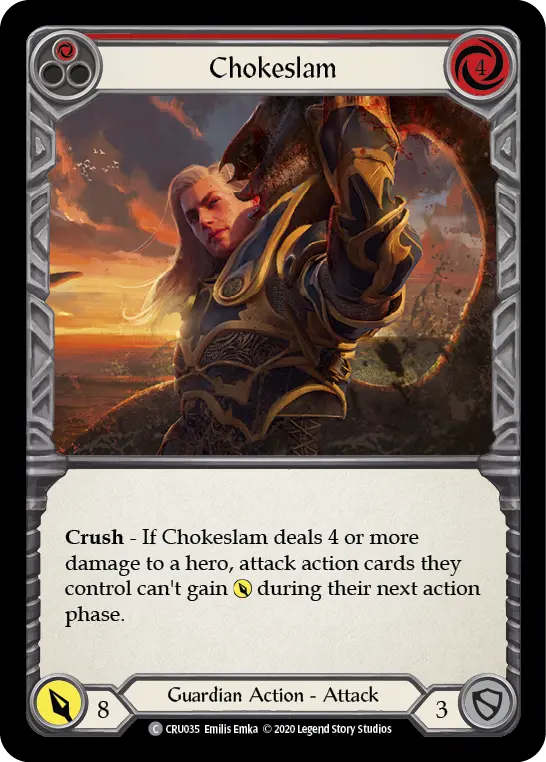 Chokeslam — Crucible of War — Rainbow Foil