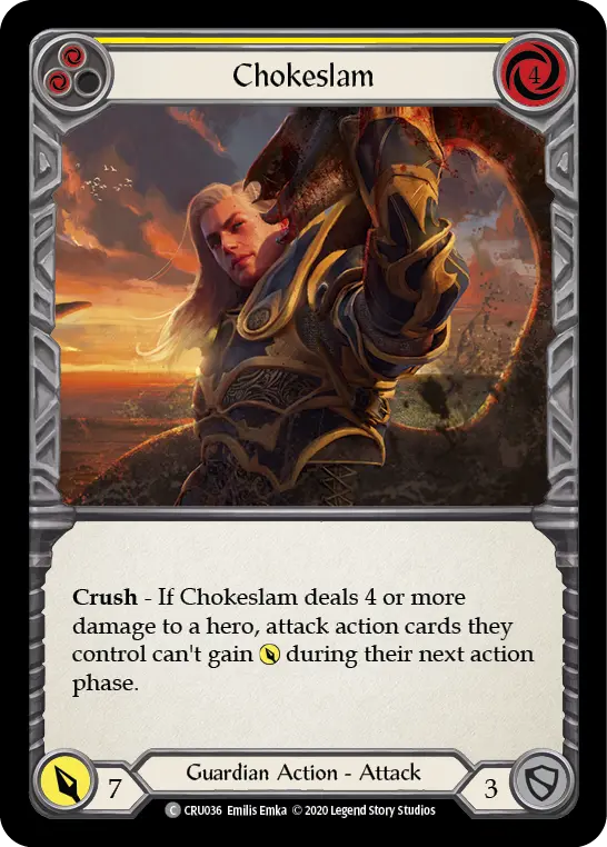Chokeslam — Crucible of War — Rainbow Foil
