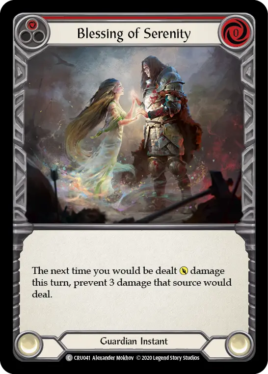 Blessing of Serenity — Crucible of War — Rainbow Foil