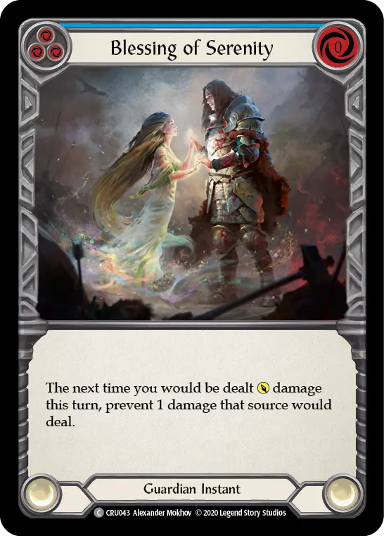 Blessing of Serenity — Crucible of War — Rainbow Foil