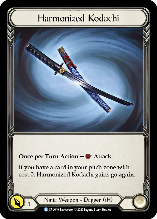 Harmonized Kodachi — Crucible of War — Cold Foil