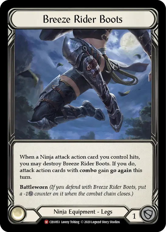 Breeze Rider Boots — Crucible of War — Cold Foil