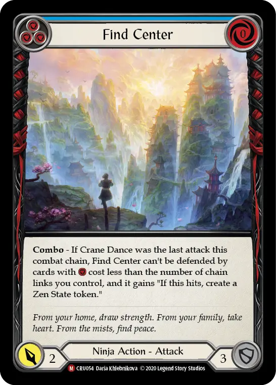 Find Center — Crucible of War — Rainbow Foil